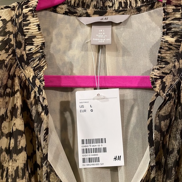 H&M Dresses Nwt Hm Leopard Print Dress Poshmark